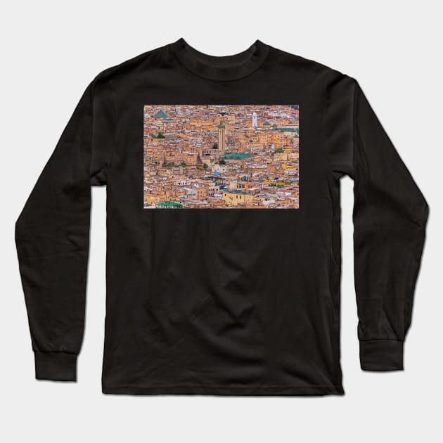 Fez, Morocco. Long Sleeve T-Shirt by bulljup